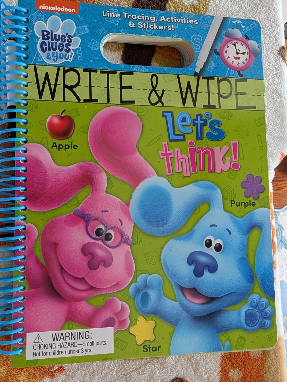 Blues Clues Write & Wipe Activity Book - Ages 3+